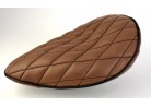 Board Tracker Saddle brown with black diamand seams