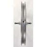 Rear Wheel OPC 20 inch Hurricane black silver with Disk mount free wheel