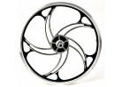 Rear Wheel OPC 20 inch Hurricane black silver with Disk mount free wheel