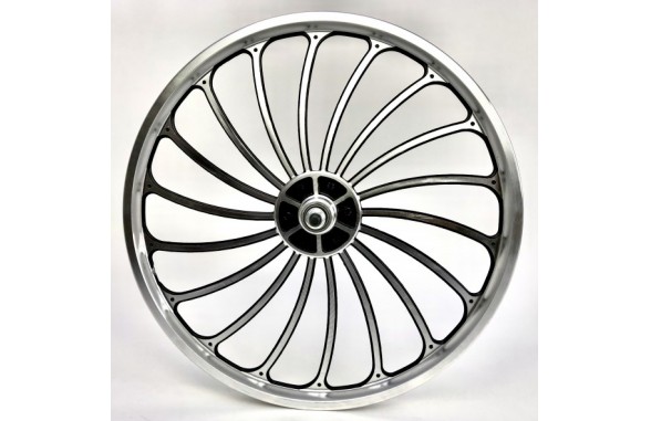 Rear Wheel OPC 20 inch Jet Engine black silver with Disk mount free wheel