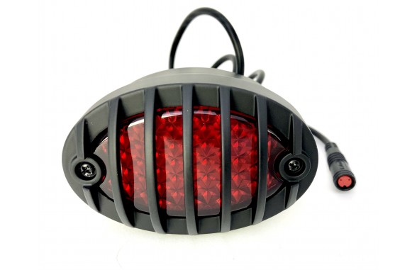 E-Bike Retro LED Rearlight  Matte Black