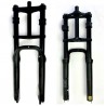 Fatbike用_UD 204 Double Crown Suspension Fork Fatbik 20インチ/1 1/8 Ahead_Matte Black