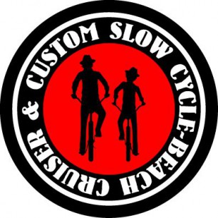 SLOW CYCLE サークルロゴステッカー